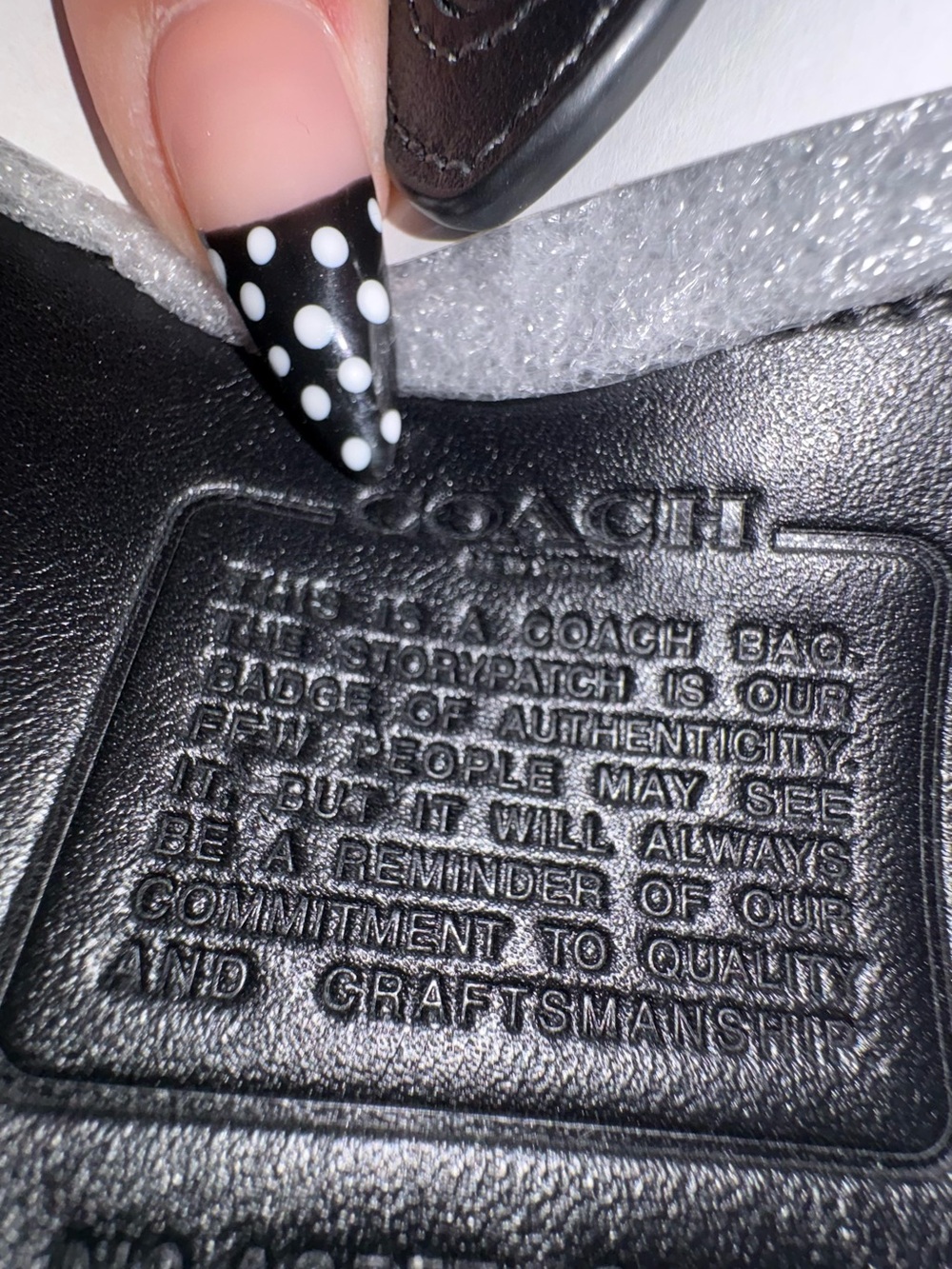 Coach Small Brooklyn Black Leather Shoulder Bag with Fringe - Picture 6 of 6
